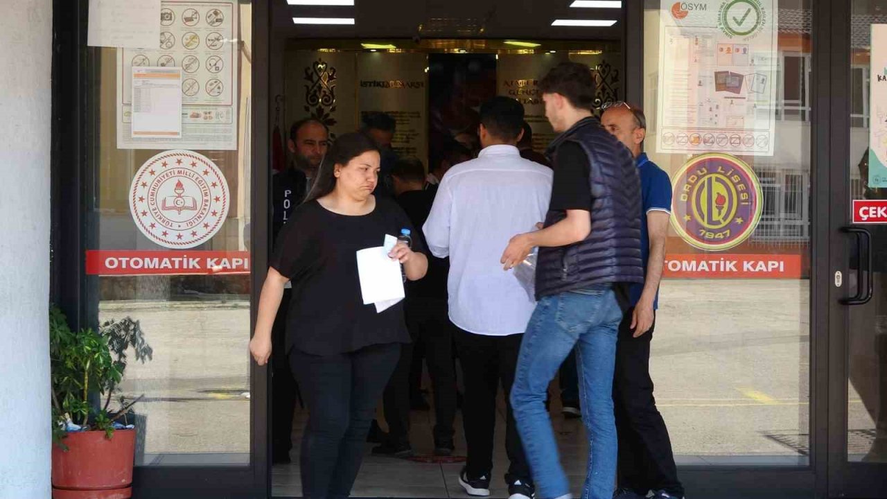 Ordu’da YKS heyecanı