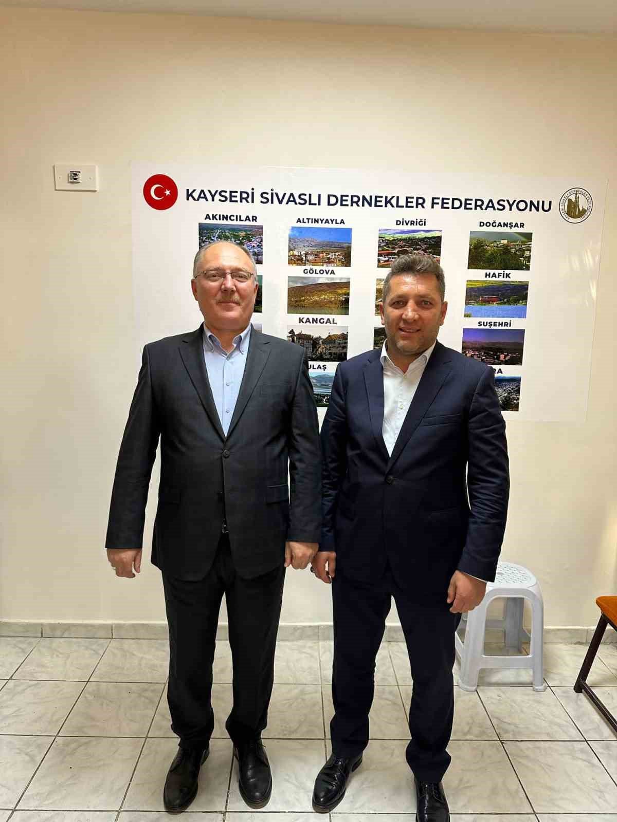 Başkan Bilgin’den Kayseri Sivaslılar Derneği’ne Hayırlı Olsun Ziyareti