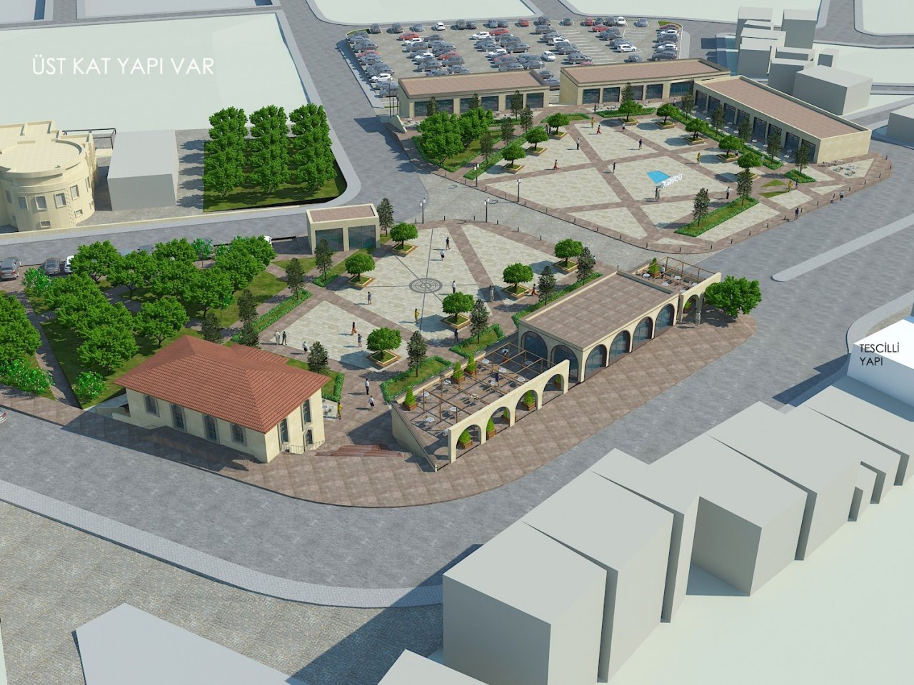 Uçhisar Kent Meydanına Kavuşuyor