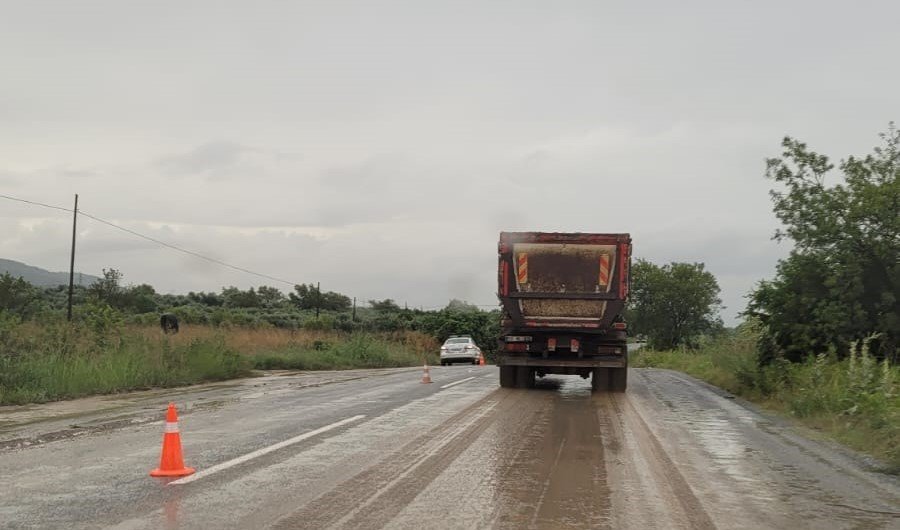 Sağanak yağış Bozdoğan’da etkili oldu