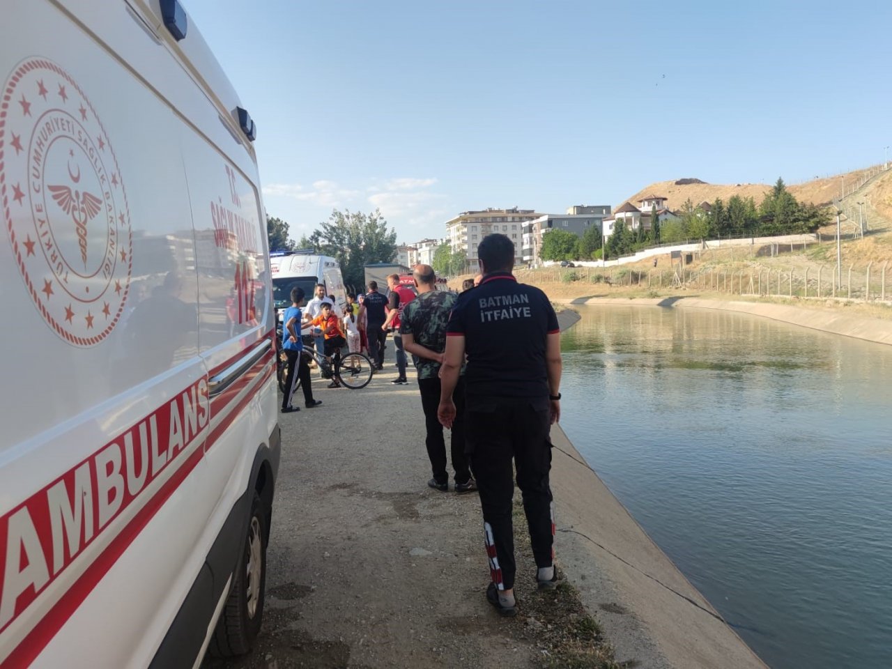 Batman’da sulama kanalından 3 çocuk kardeş kurtarıldı