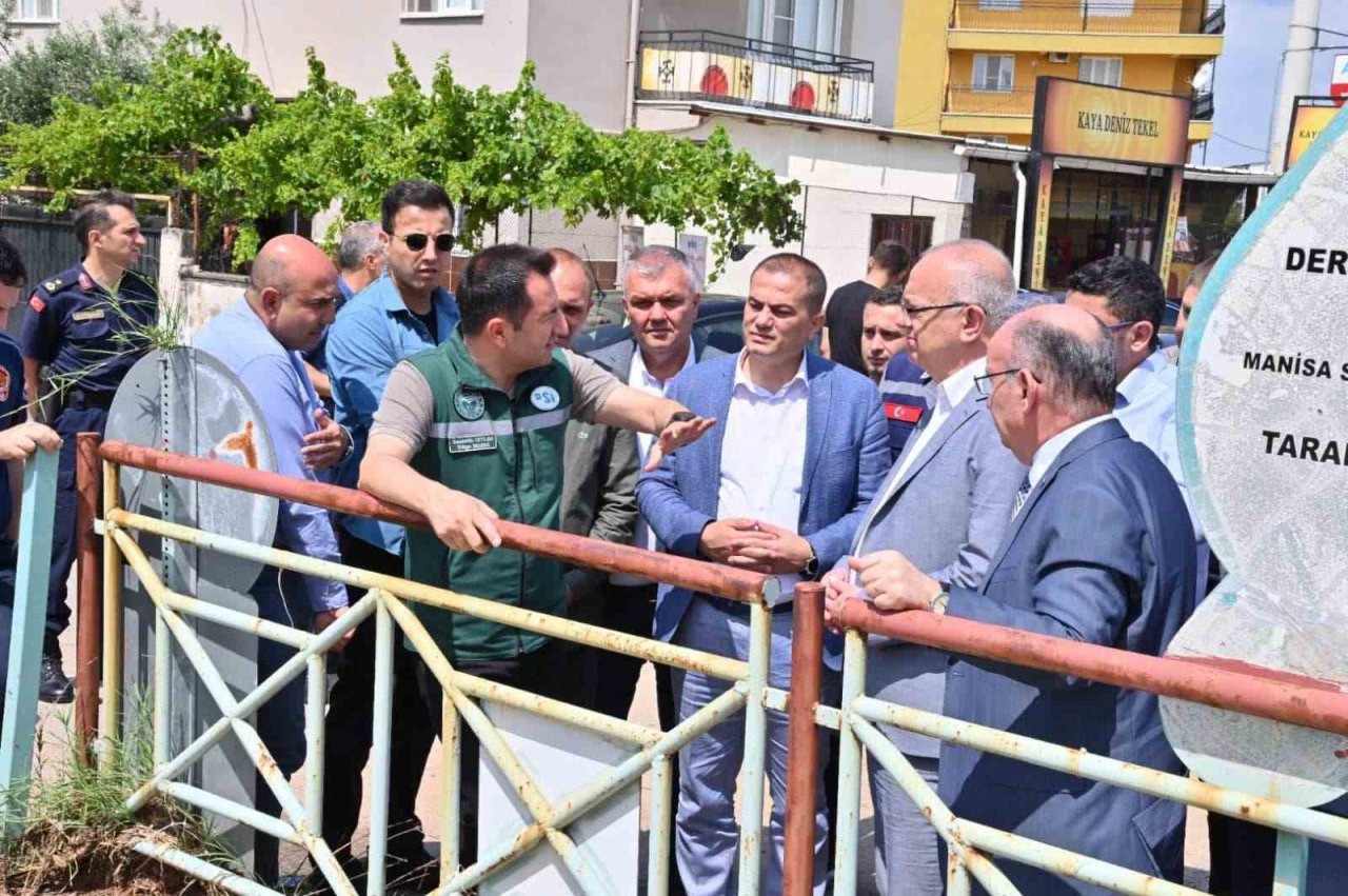 Başkan Ergün, Akhisar’daki çalışmaları yakından takip ediyor