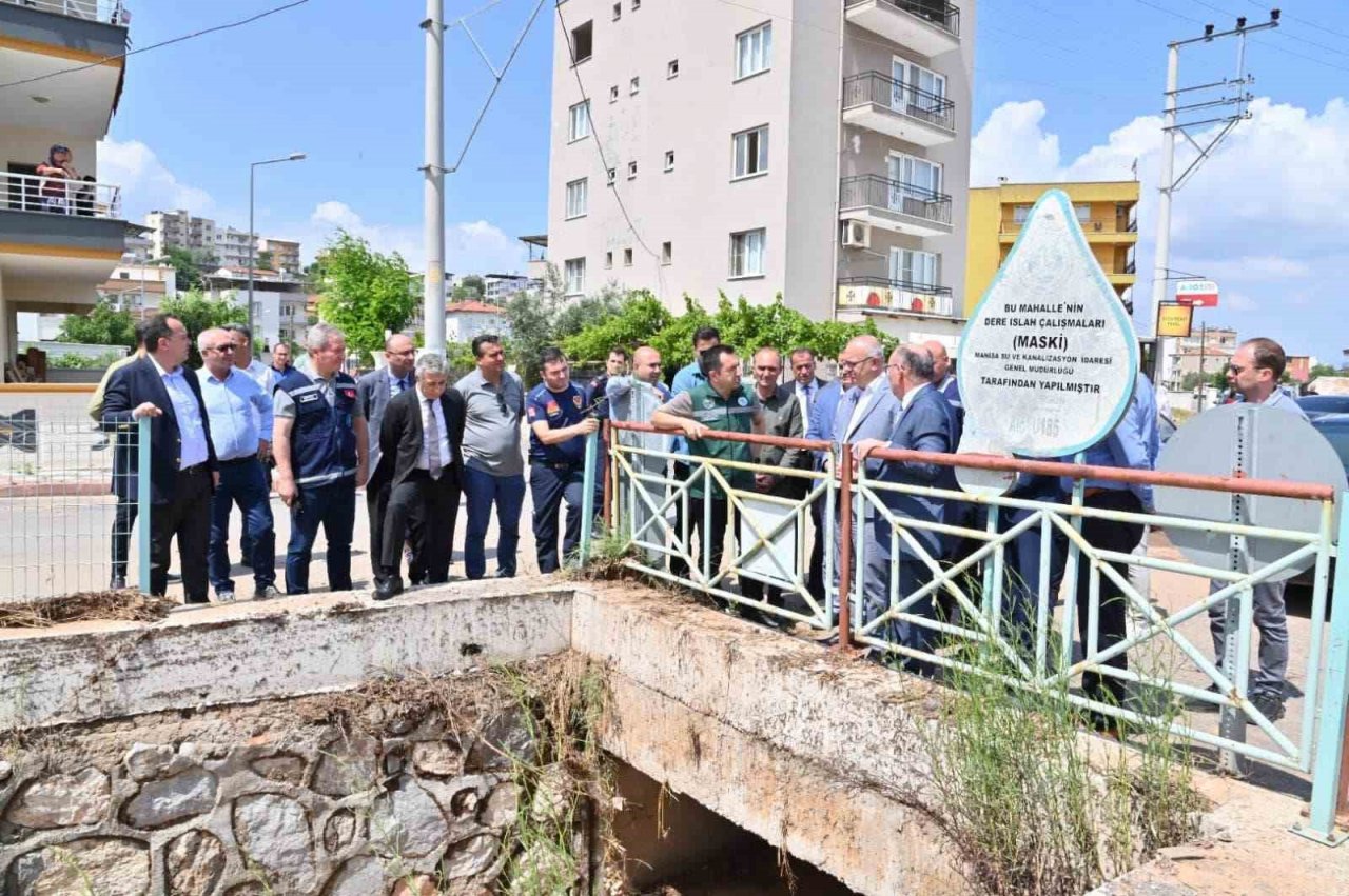 Başkan Ergün, Akhisar’daki çalışmaları yakından takip ediyor