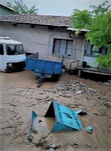 Sel baskınları Pamukkale’nin 4 mahallesinde hasara yol açtı
