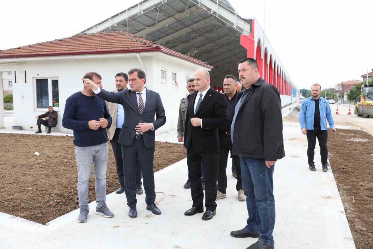 Pazarcı esnafı kura ile yerleşecek