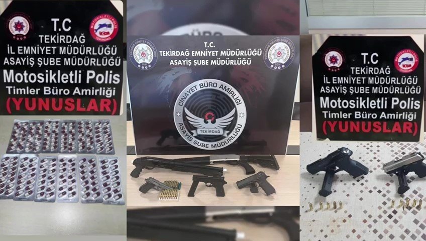 Tekirdağ’da çeşitli suçlardan aranan 147 kişi tutuklandı