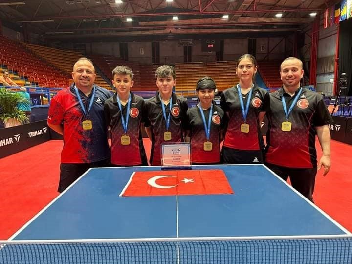 Kocasinan Belediyesi Spor Kulübü’nden masa tenisinde büyük başarı