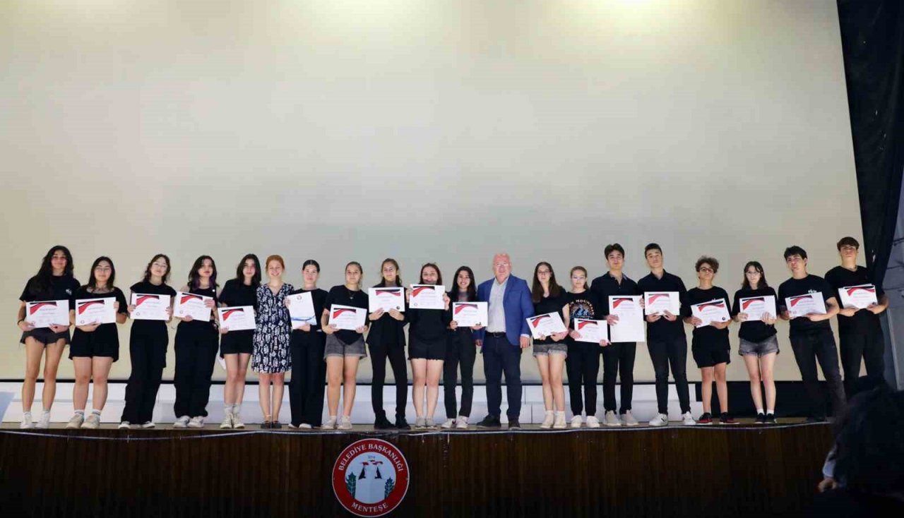 Menteşe Belediyesi kış kursları sona erdi