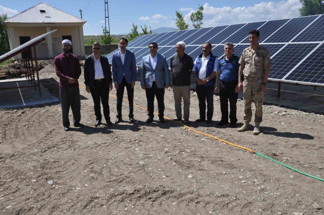 Erentepe Belediyesinin güneş enerjisi santralinin açılışı yapıldı