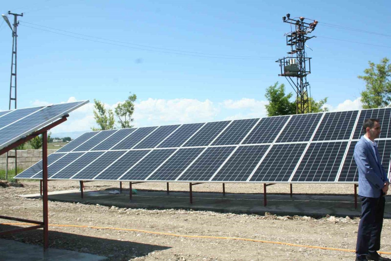 Erentepe Belediyesinin güneş enerjisi santralinin açılışı yapıldı