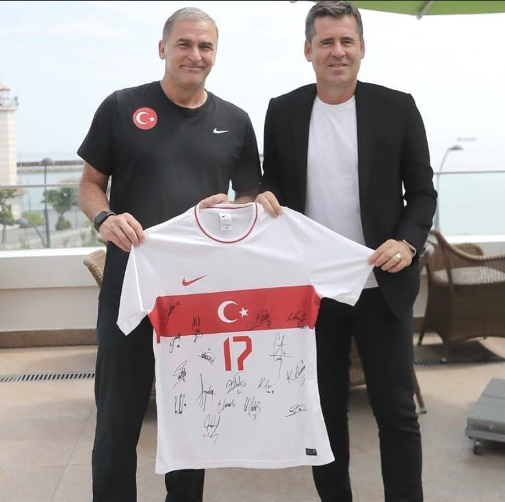 Hüseyin Eroğlu’ndan A Milli Takım kampına ziyaret