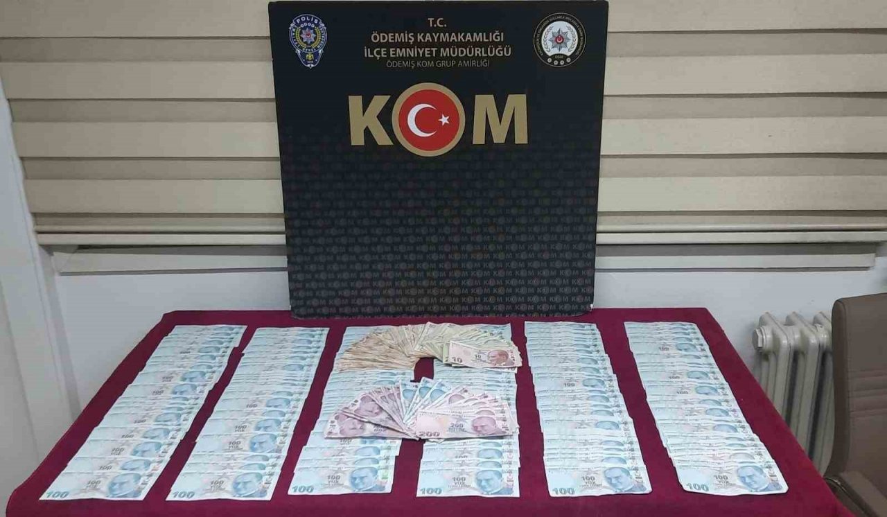 İzmir’de üzerinden 42 bin lira sahte para çıkan kişi tutuklandı