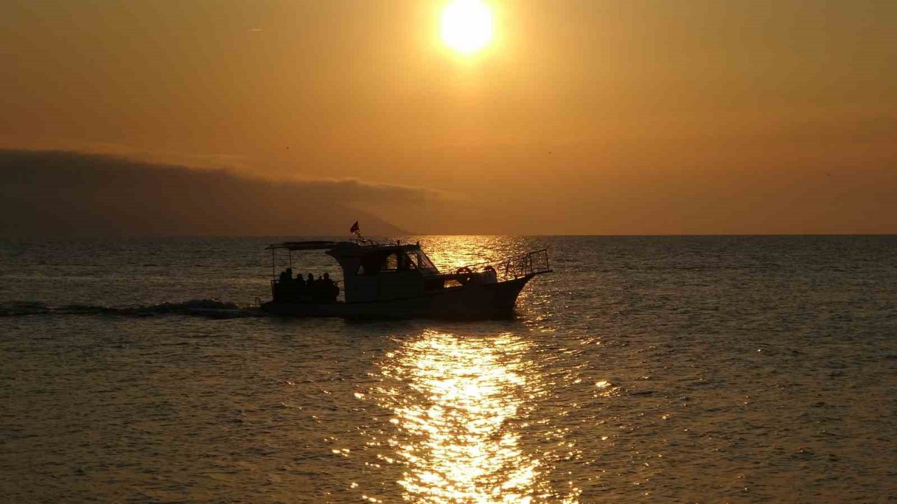 Trabzon’dan günbatımı manzaraları