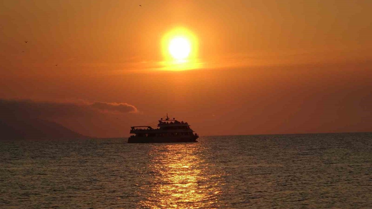 Trabzon’dan günbatımı manzaraları