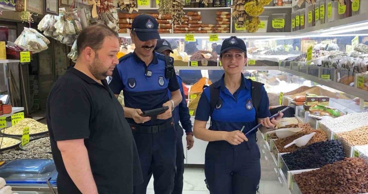 Melikgazi Belediyesi bayram öncesi fiyat denetimi yaptı