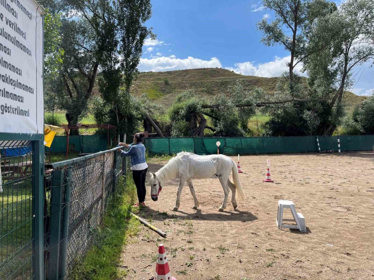 Özel ihtiyaçlı bireylerin eğitim aldığı at çiftliği Çankaya Belediyesince yıkılacak