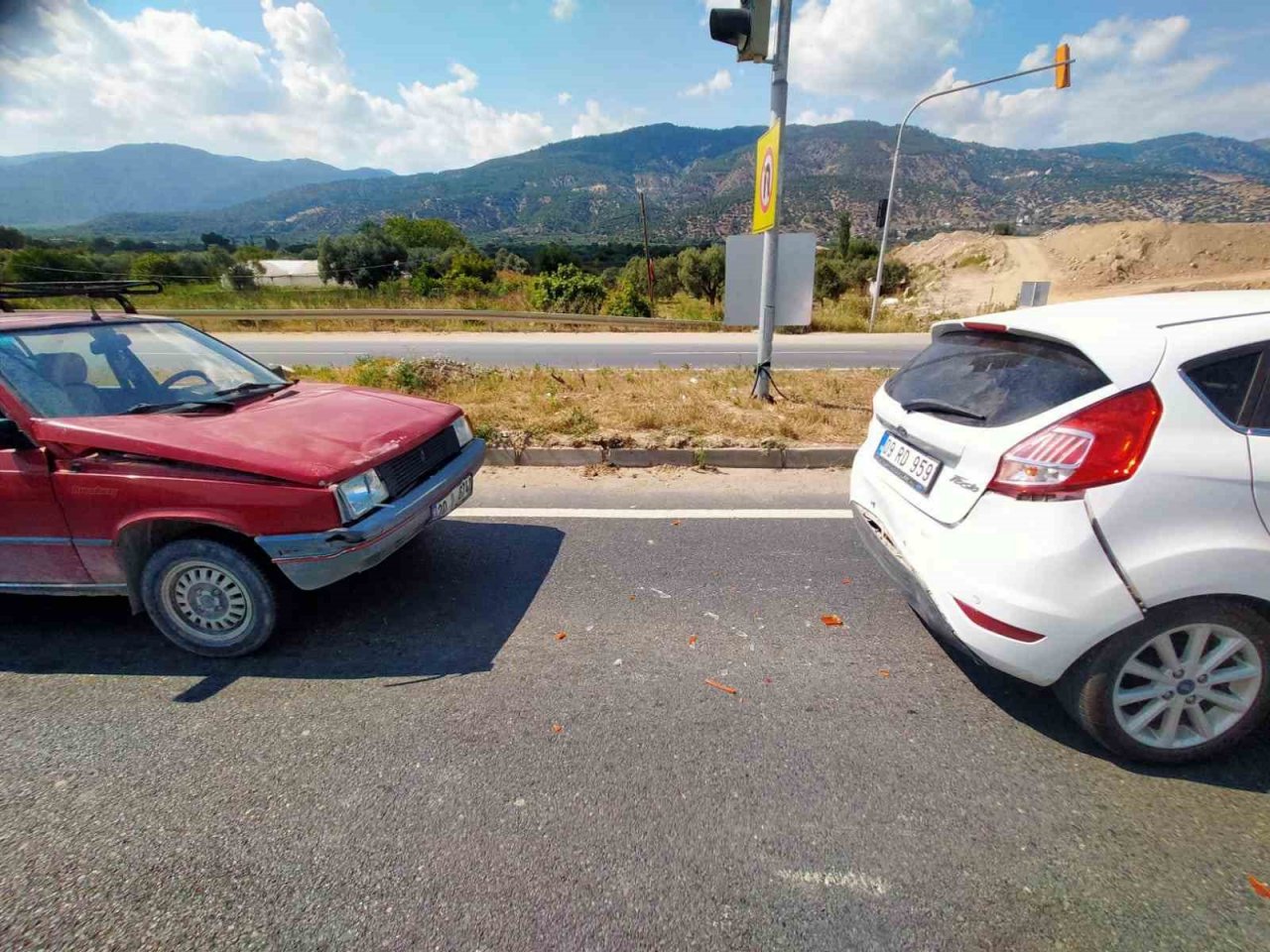 Ani fren kaza getirdi: 1 yaralı