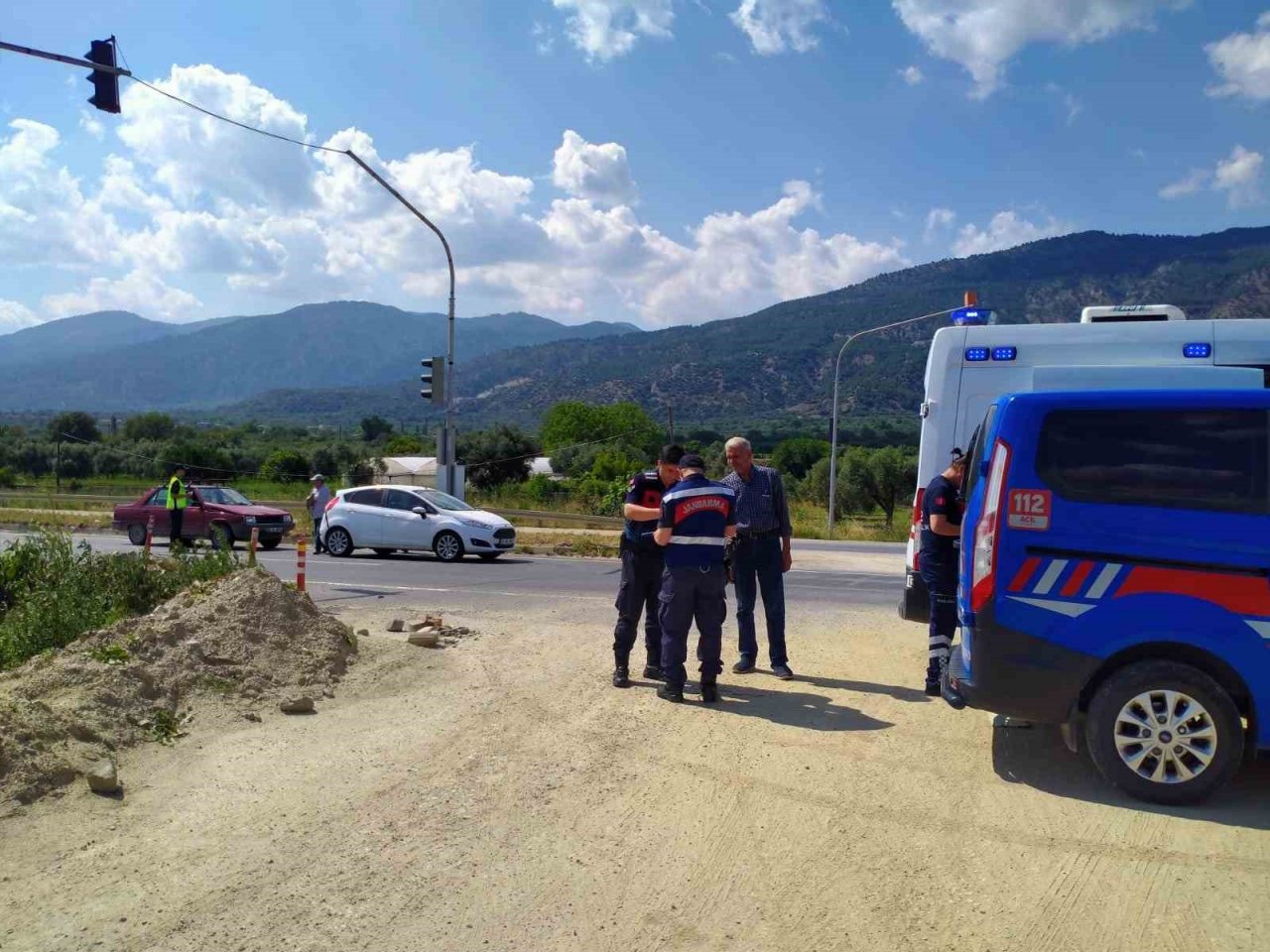 Ani fren kaza getirdi: 1 yaralı