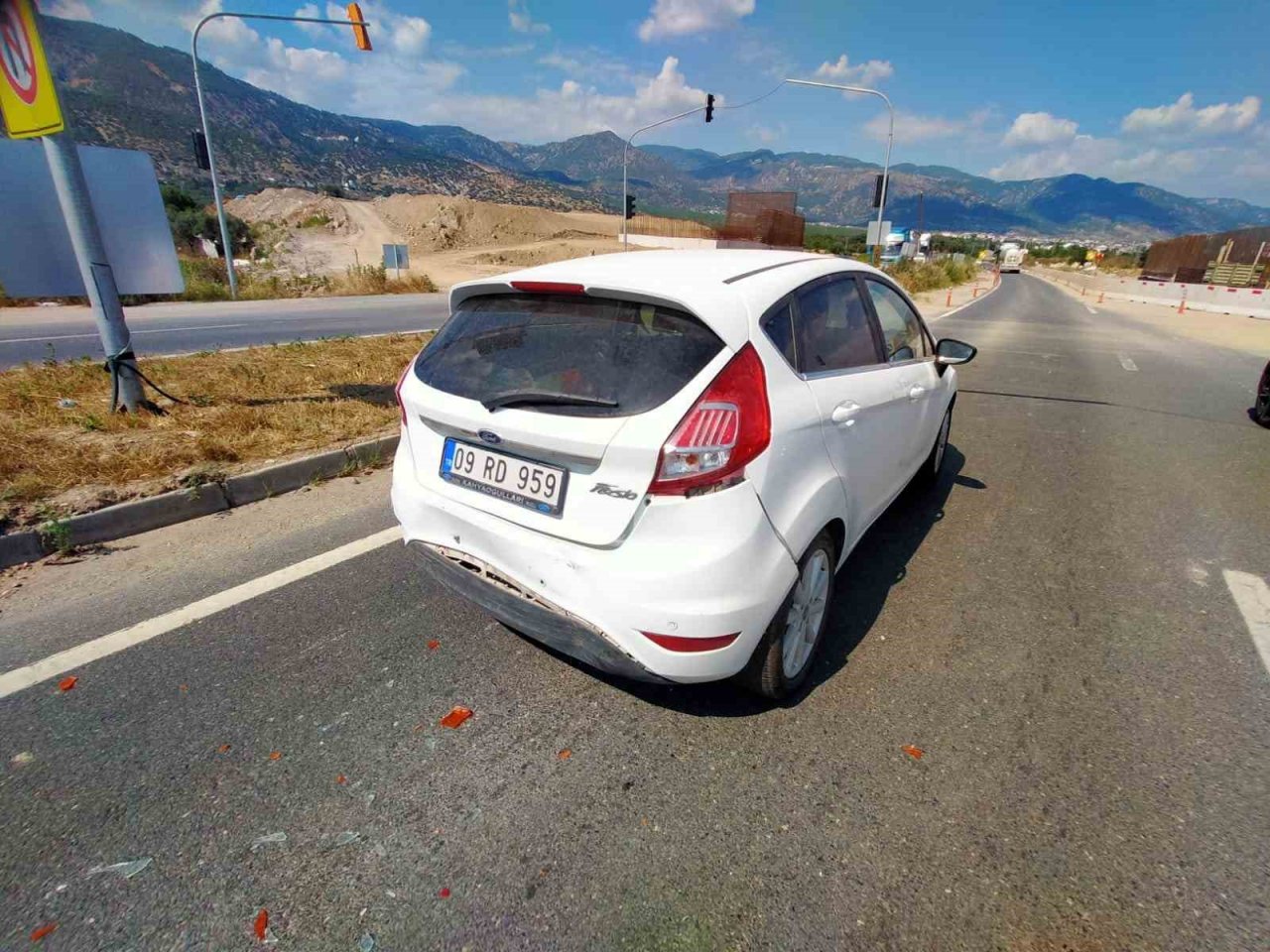 Ani fren kaza getirdi: 1 yaralı