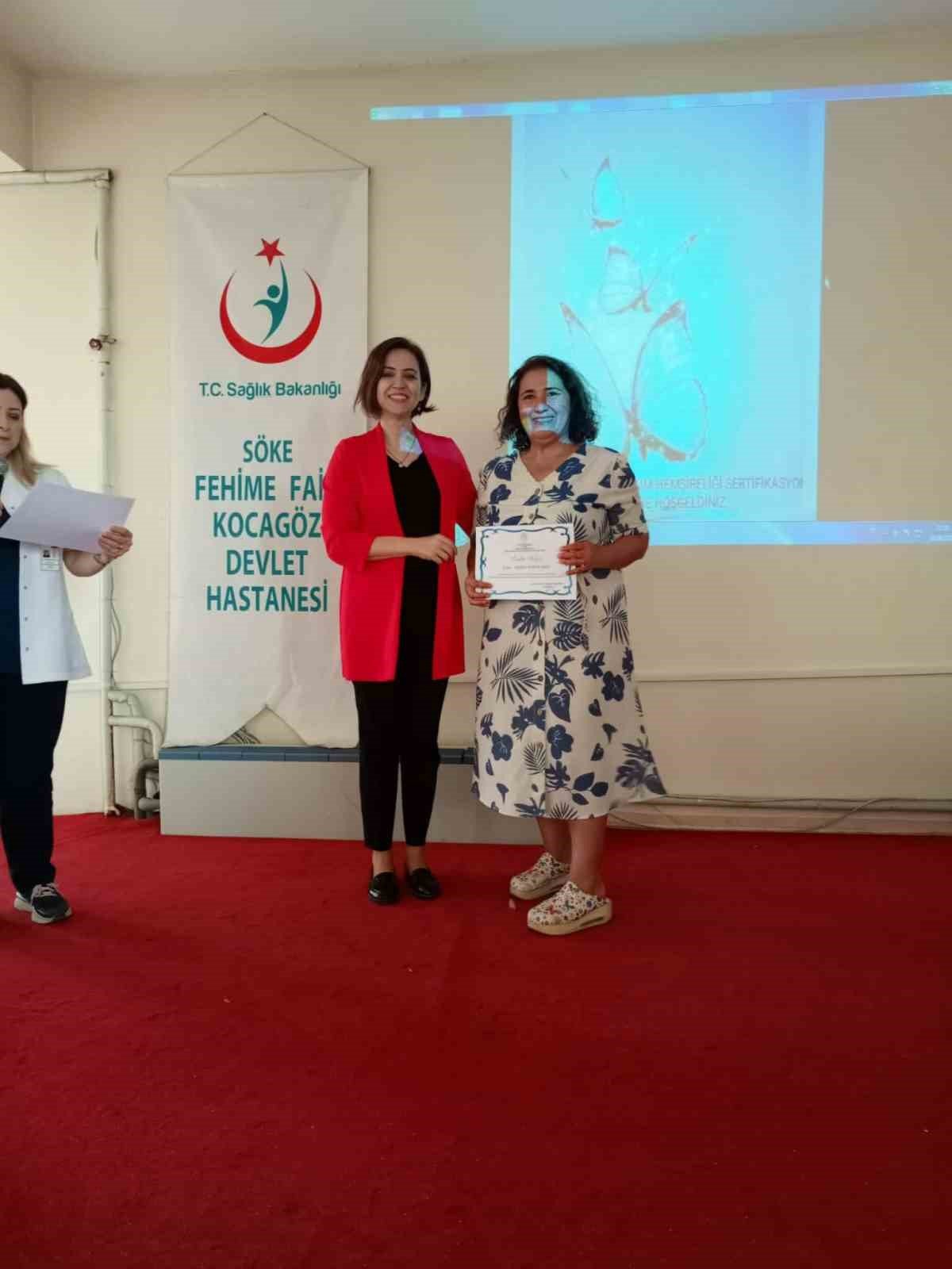 Söke’de 11 hemşire teorik ve uygulama eğitimcisi oldu