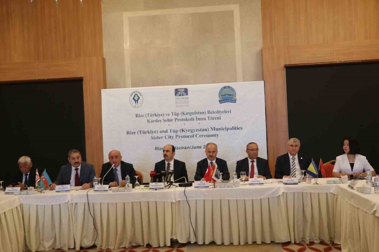 Türkiye ve Kırgızistan Cumhurbaşkanlarının memleketleri kardeş şehir oldu