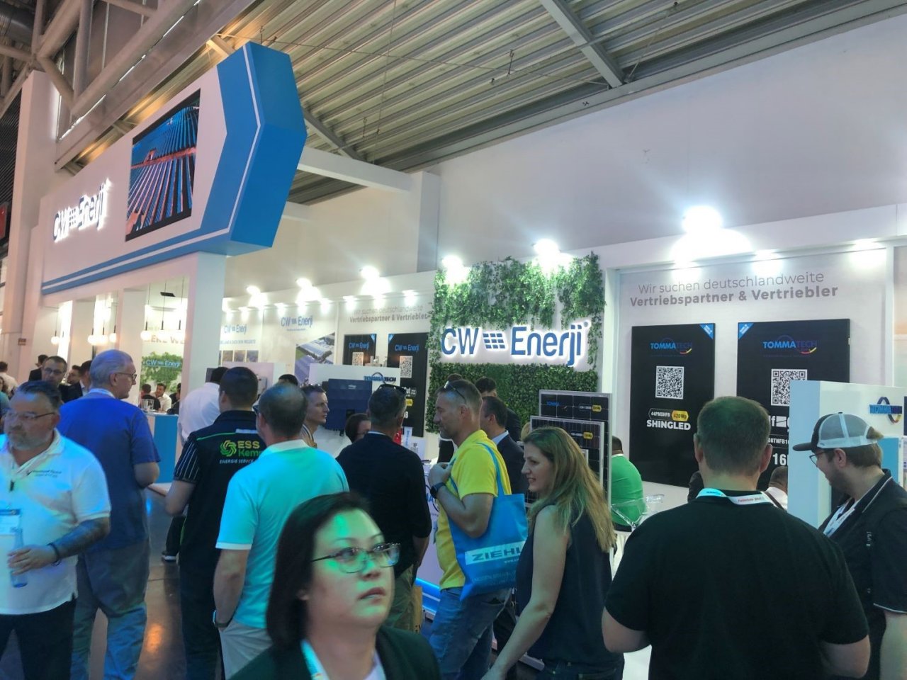 CW Enerji’ye Intersolar Europe Fuarı’nda yoğun ilgi