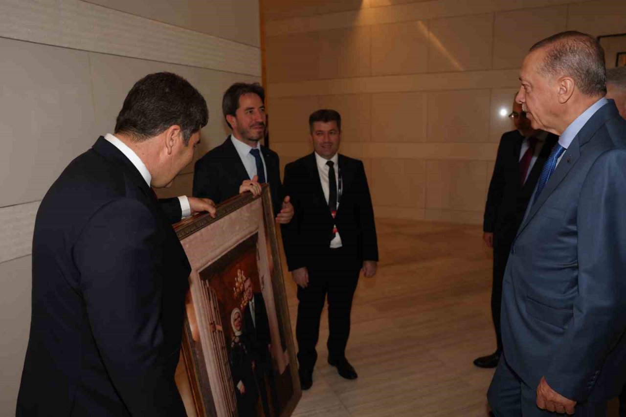 Cumhurbaşkanı Erdoğan’a halı sektörü anlatıldı