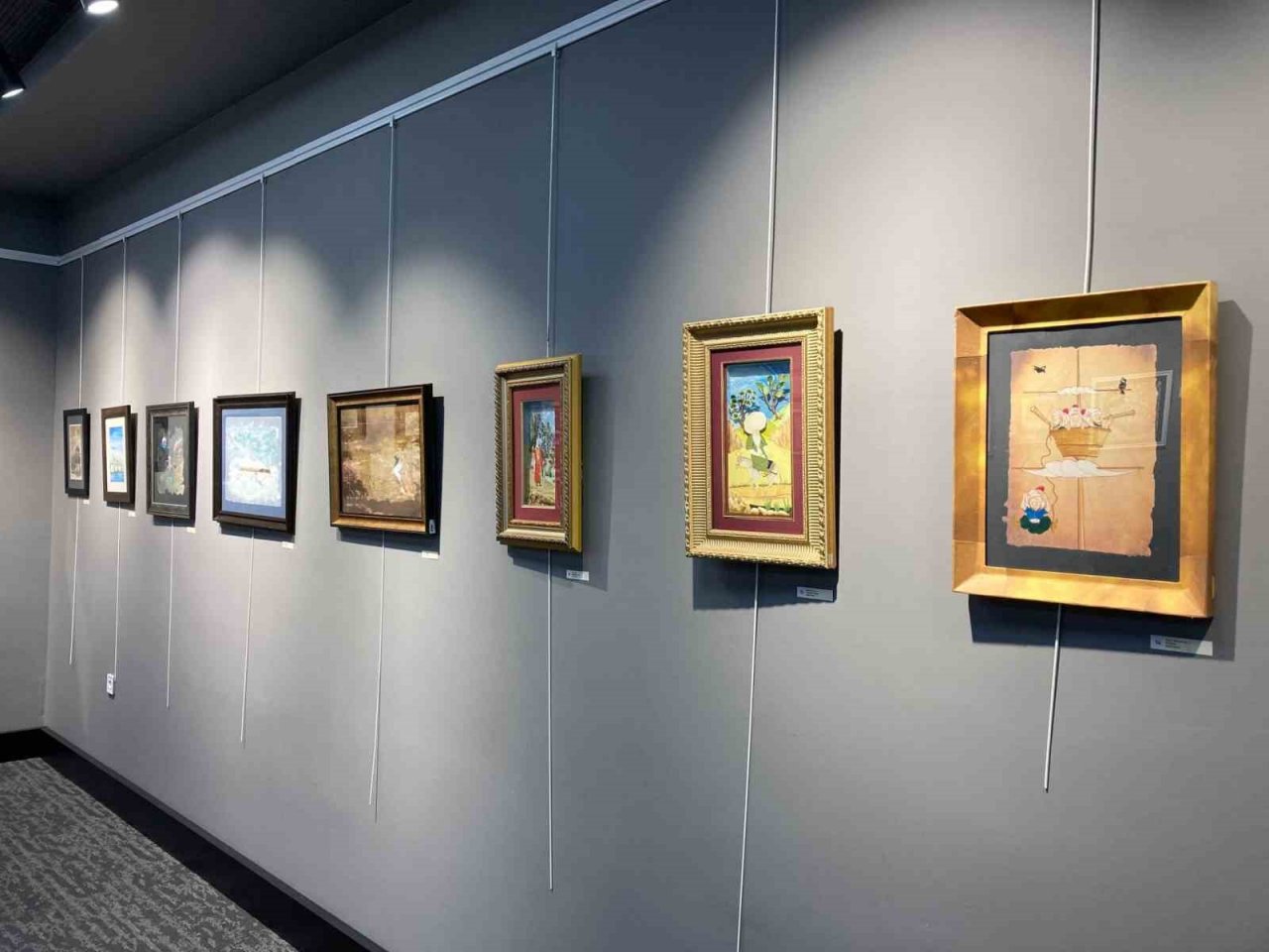 Ebru, minyatür ve tezhip üzerine “3 Sanatçı” karma sergisi Ankaralı sanatseverlerin beğenisine sunuldu