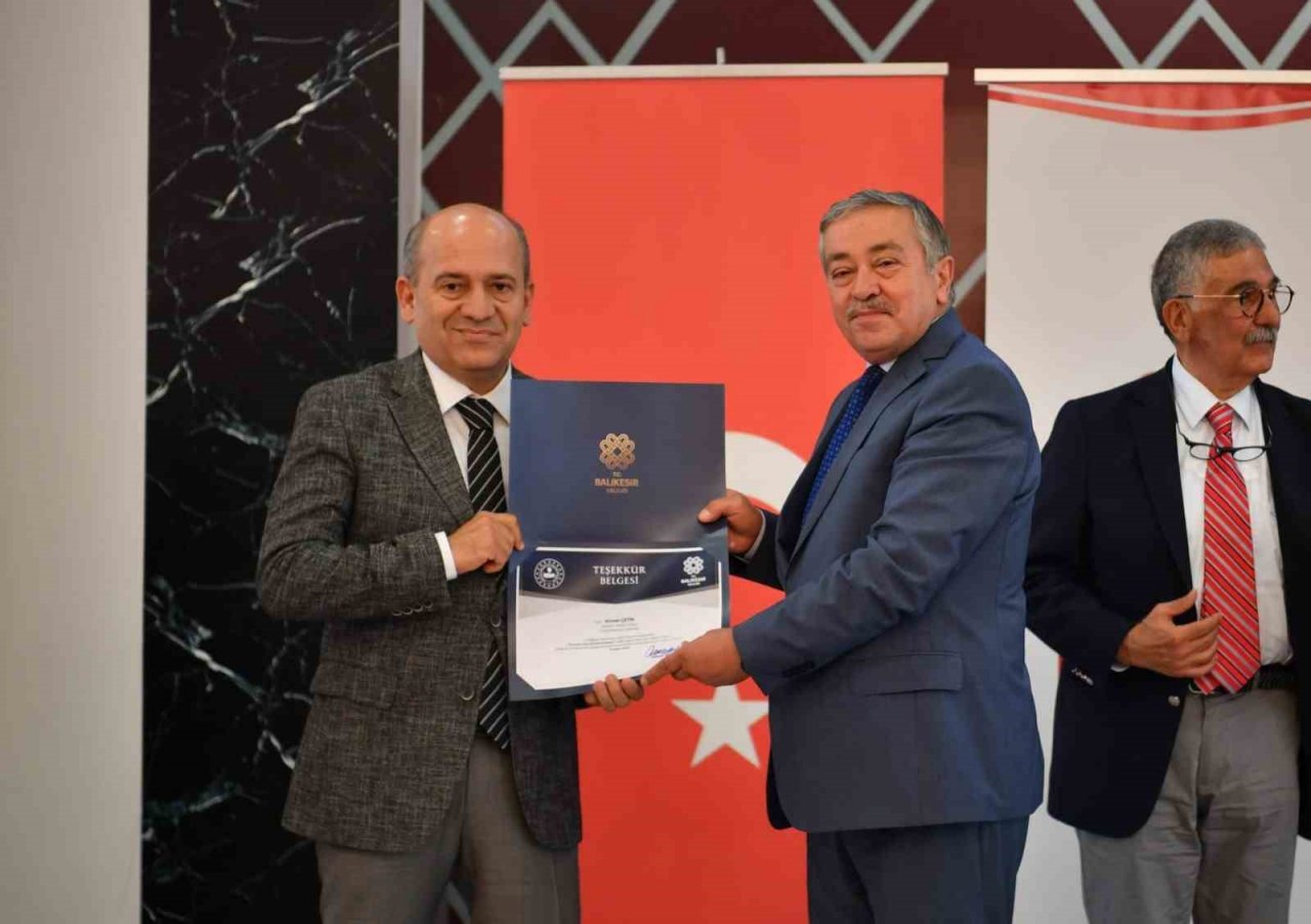 Balıkesir Valiliğinden ETO’ya teşekkür belgesi