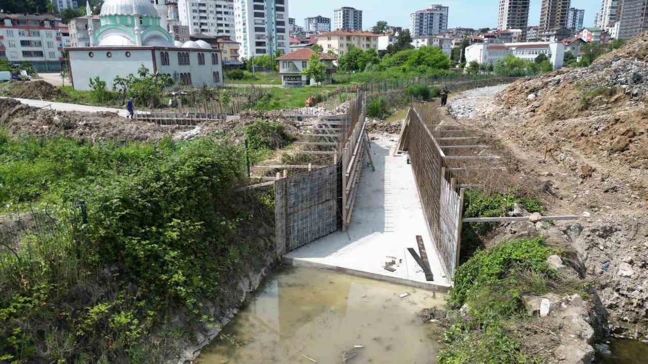 Fatsa Millet Bahçesi inşaatı devam ediyor