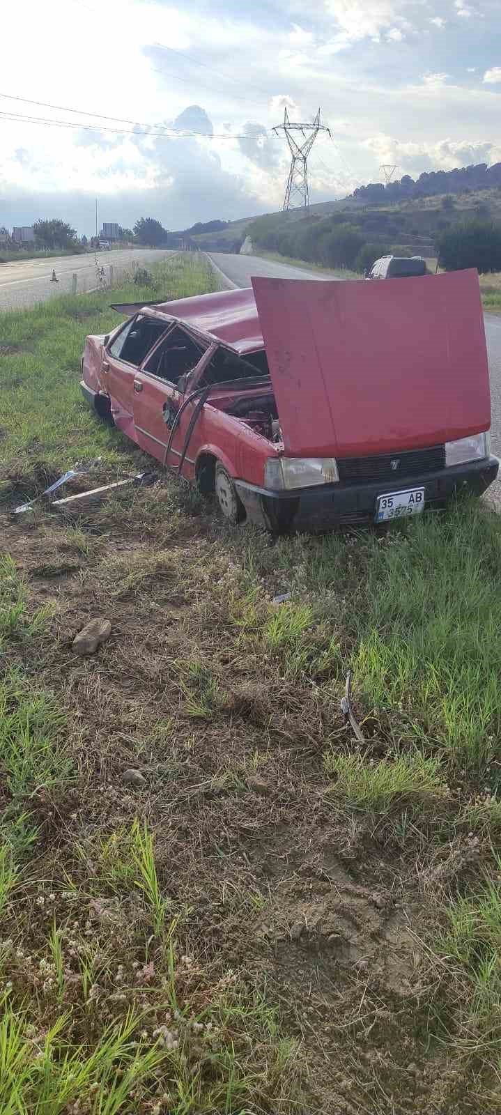 Manisa’da trafik kazası: 2’si çocuk 3 yaralı