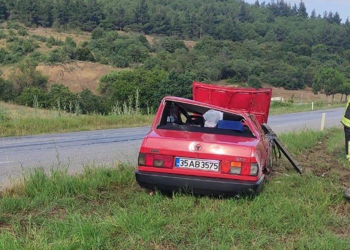 Manisa’da trafik kazası: 2’si çocuk 3 yaralı