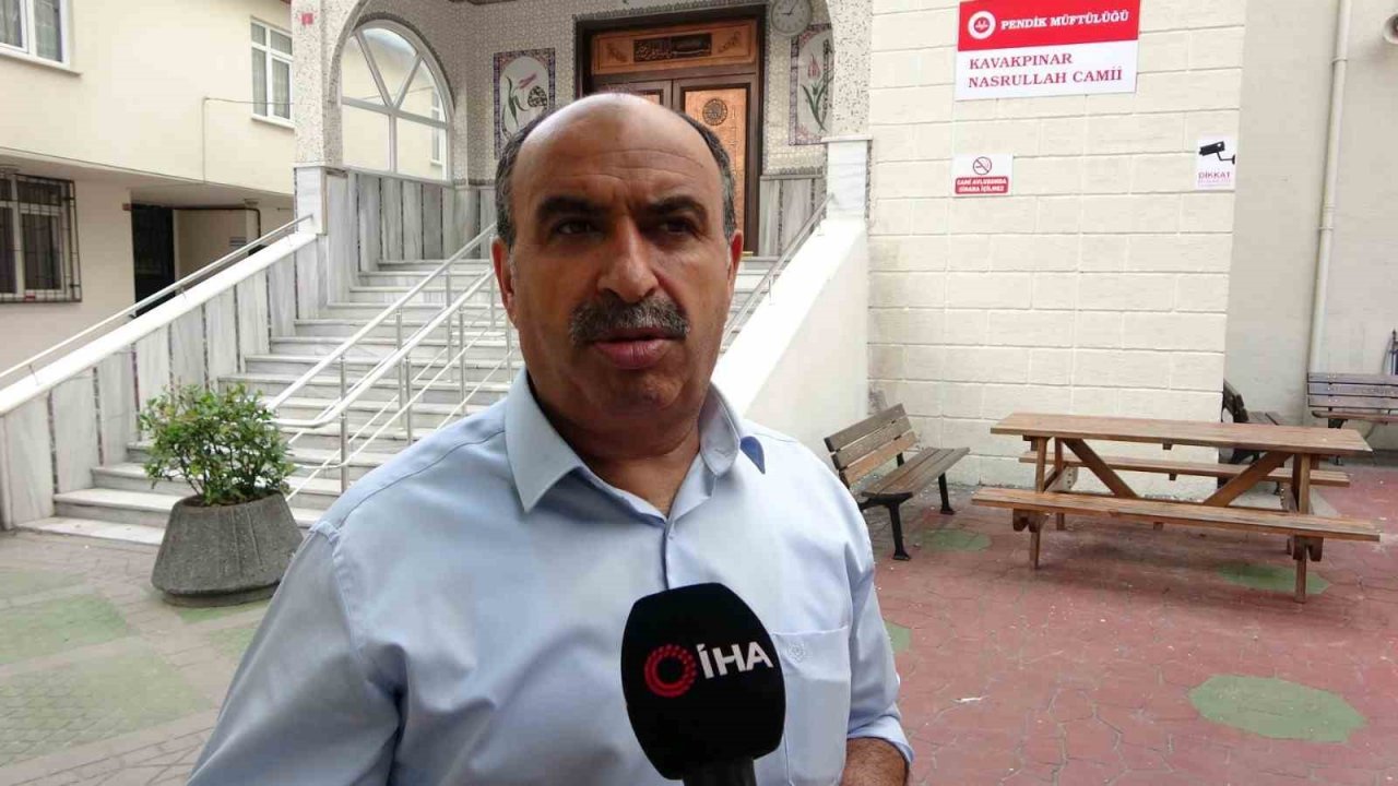 Pendik’te camiye giren hırsız cemaatten toplanan paraları ve monitörü çaldı