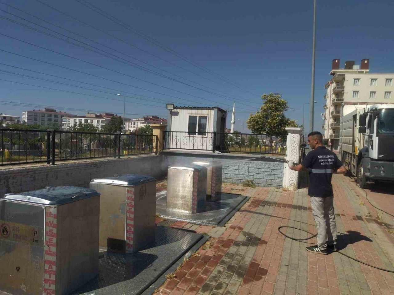 Siirt’te temizlik hizmetlerinde çalışmalar yoğunlaştı