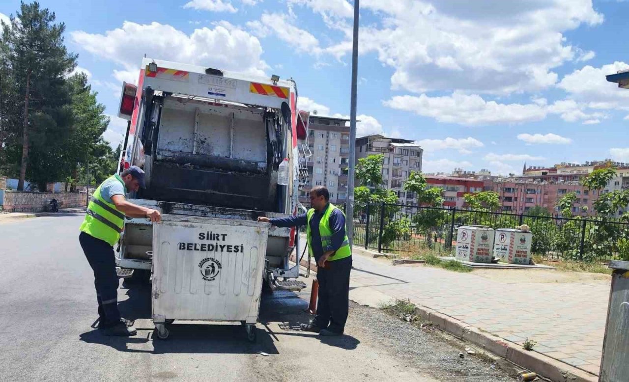 Siirt’te temizlik hizmetlerinde çalışmalar yoğunlaştı