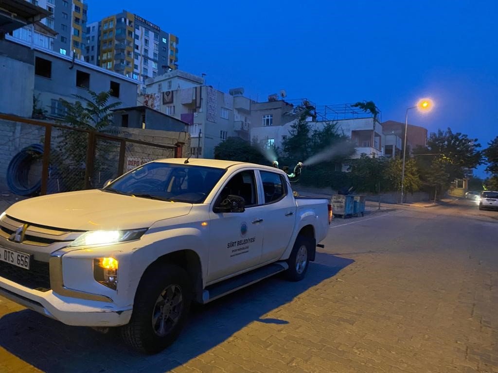 Siirt’te temizlik hizmetlerinde çalışmalar yoğunlaştı