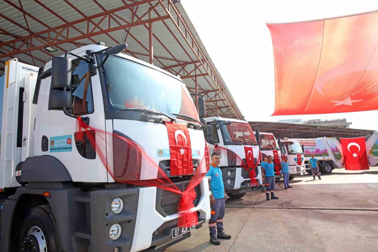 Alanya Belediyesi araç filosunu güçlendirmeye devam ediyor