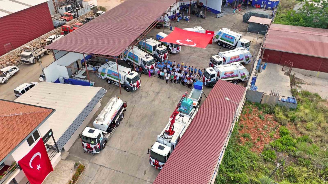 Alanya Belediyesi araç filosunu güçlendirmeye devam ediyor