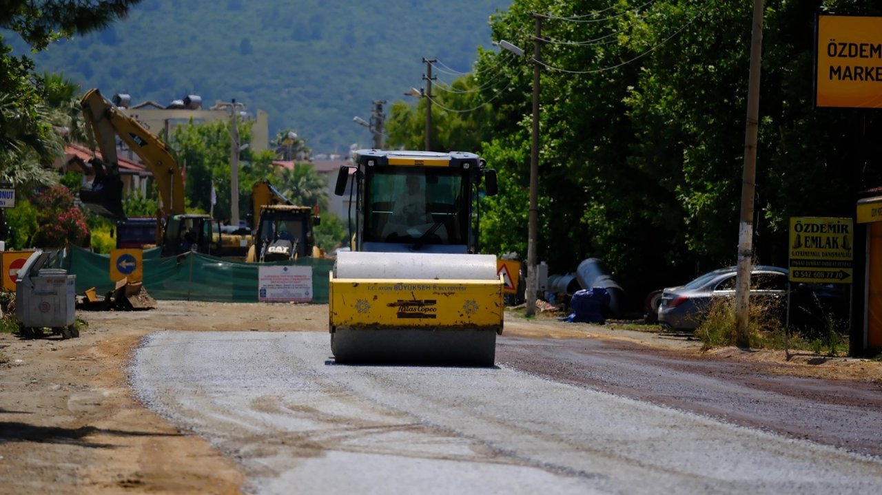 Aydın Büyükşehir Belediyesi altyapı çalışmalarında hız kesmiyor