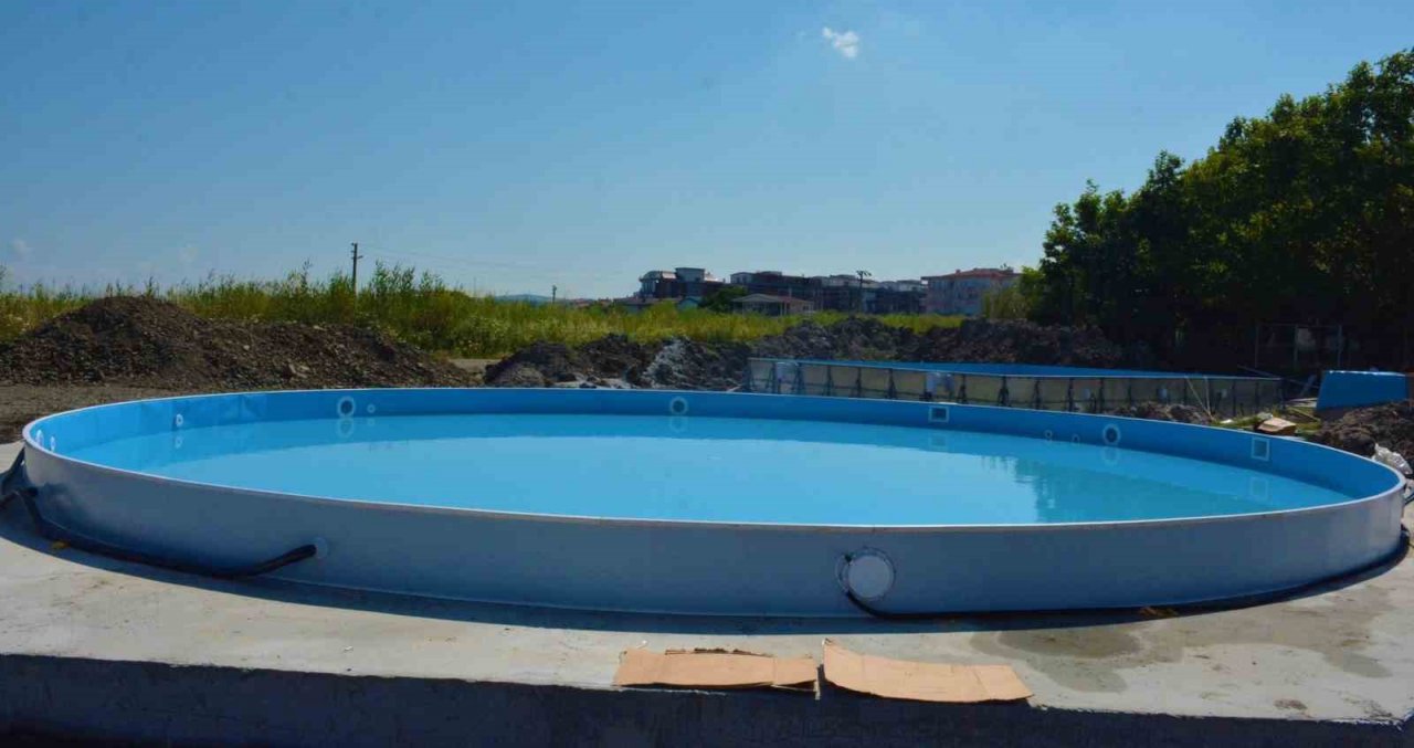 Lapseki’de Aqua Park projesinin çalışmaları sürüyor