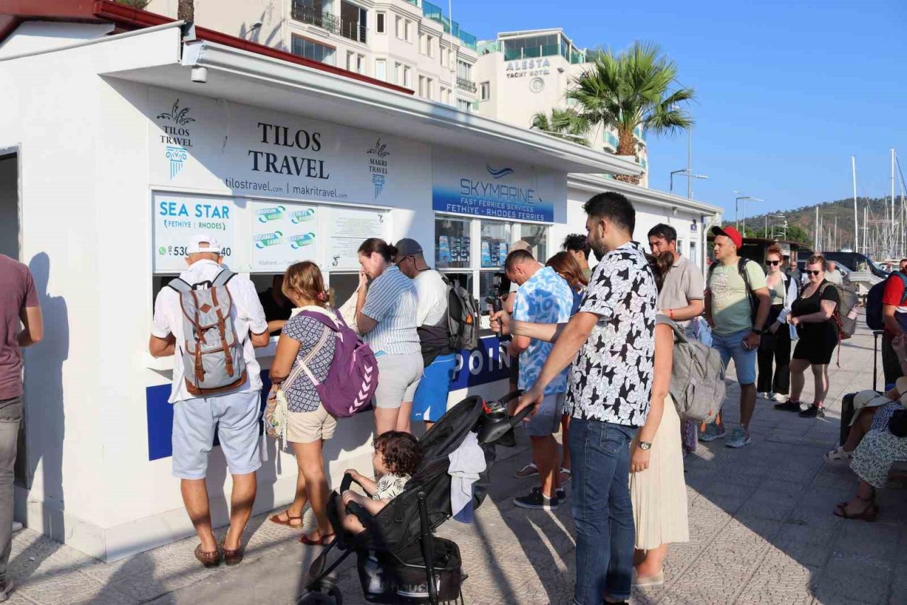 Fethiye-Rodos feribot seferlerine yoğun ilgi