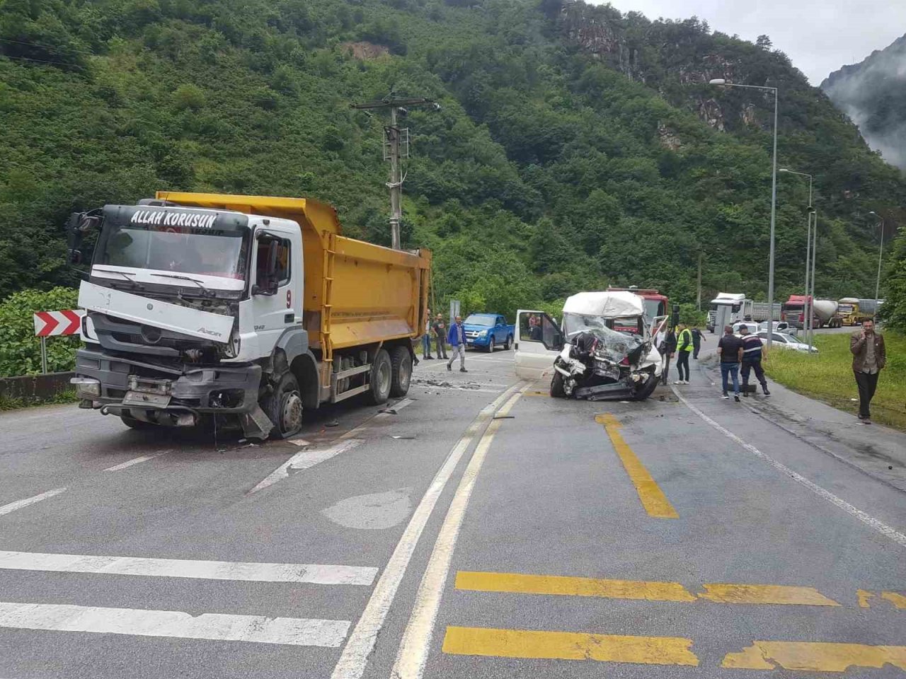 Giresun’da trafik kazası: 1 ölü