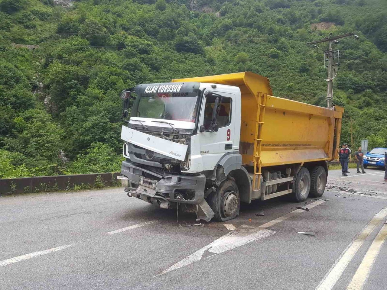 Giresun’da trafik kazası: 1 ölü