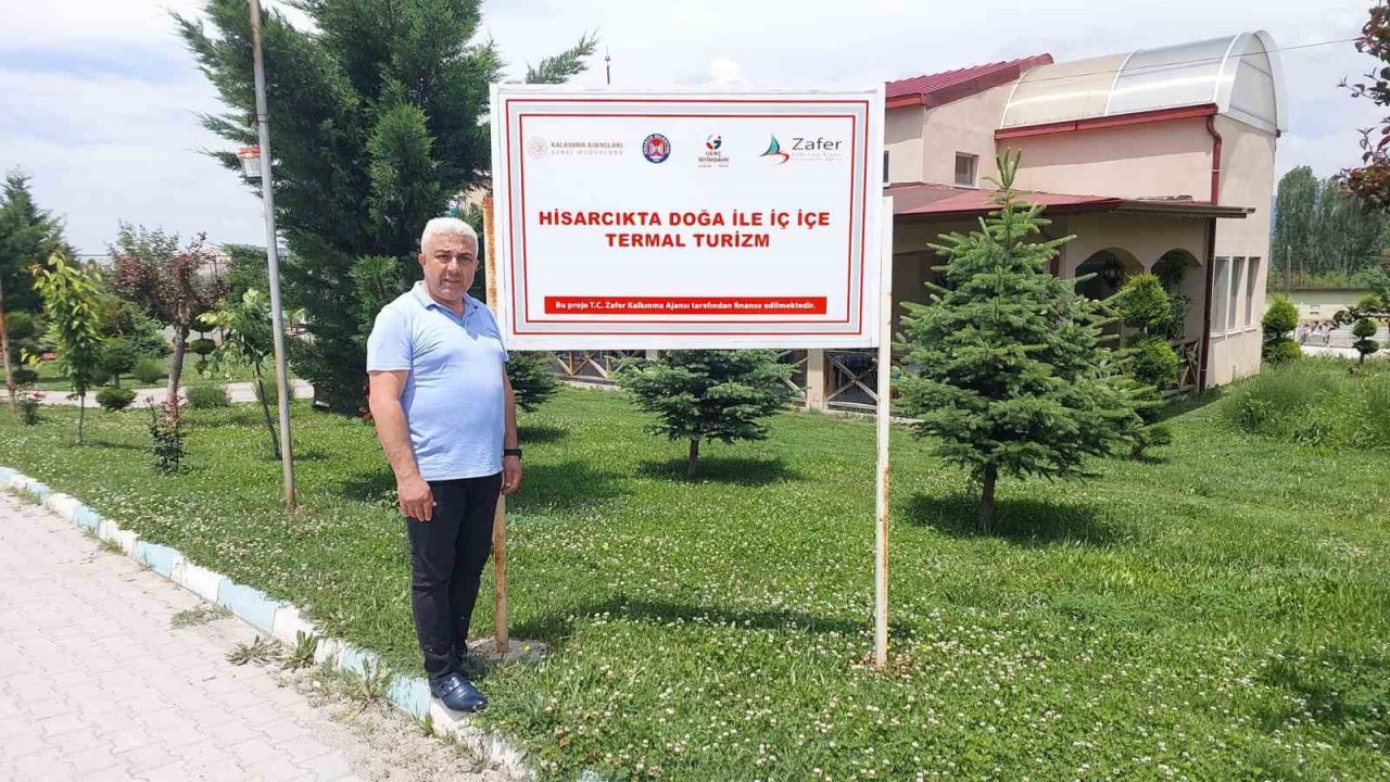 Hisarcık Esire Termal Turizm Merkezinde aile banyolarının yapımına başlandı