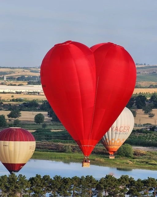 Kapadokya’dan ilham aldılar, balon festivali yaptılar