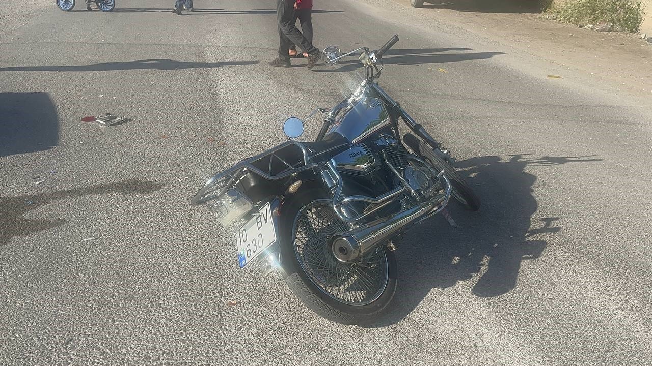 Kilis’te motosiklet ile otomobil çarpıştı: 1 yaralı