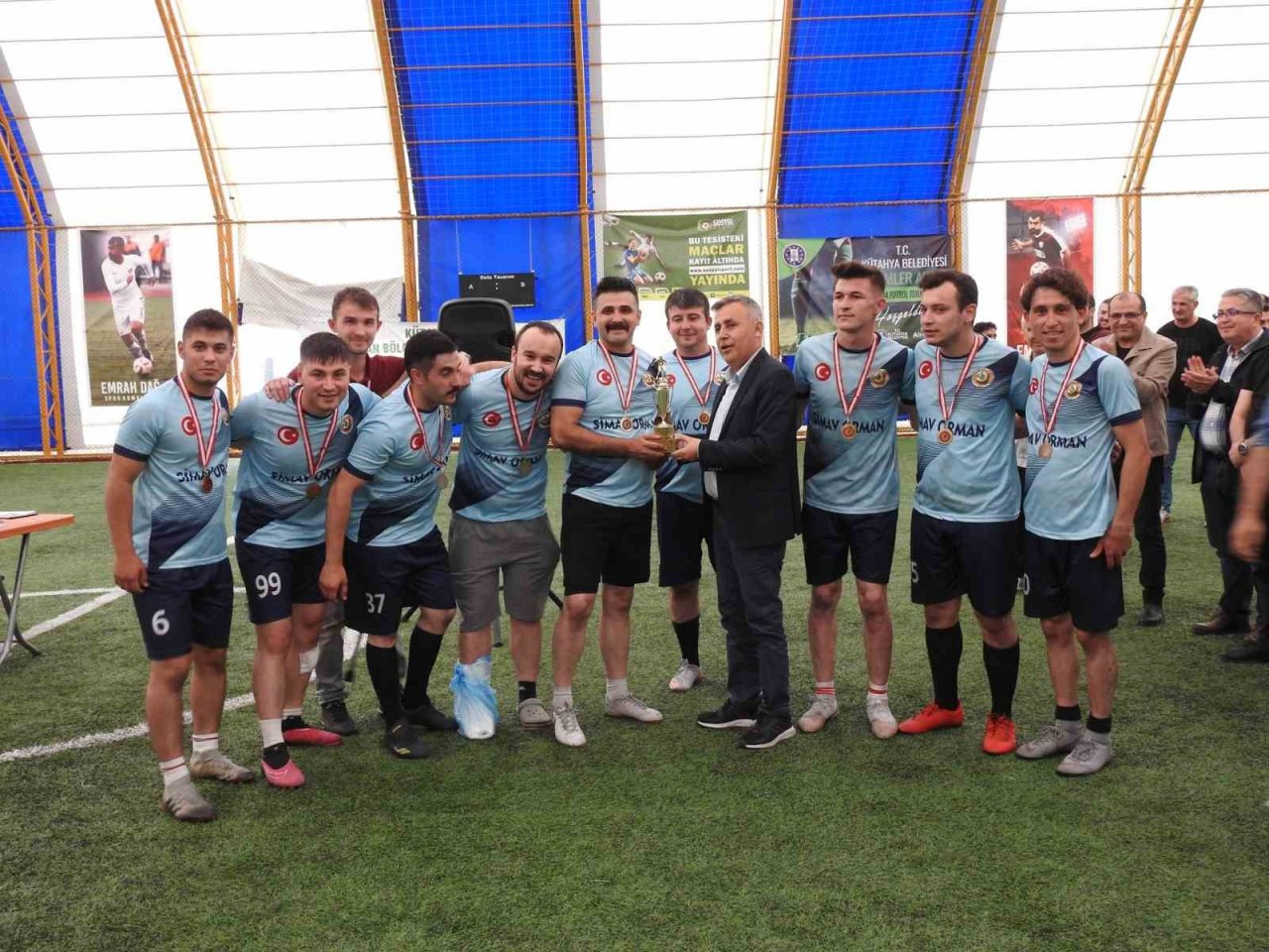 Kütahya OBM’de halı saha futbol turnuvası