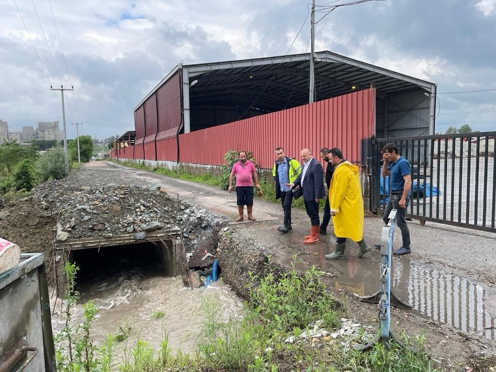 Başkan Tavlı: “Yaptığımız yatırımlar, olması muhtemel afetlerin önüne geçiyor”
