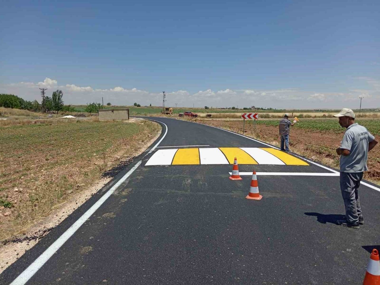 Şanlıurfa’da yollar işaretlendi