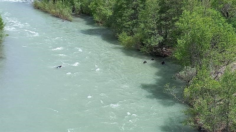 Tunceli Belediyesi dalgıç ekibinden, boğulma vakalarına karşı eğitim